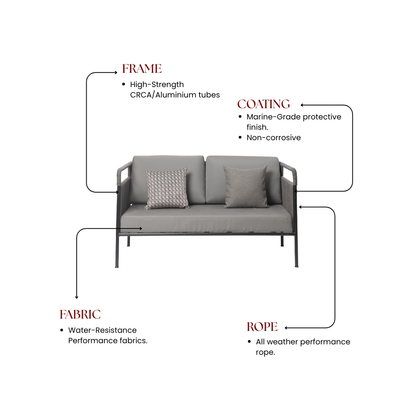 Aava Terra 2 Seater Sofa