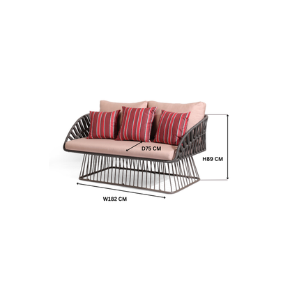 Oriya Curve Two seater Sofa 
