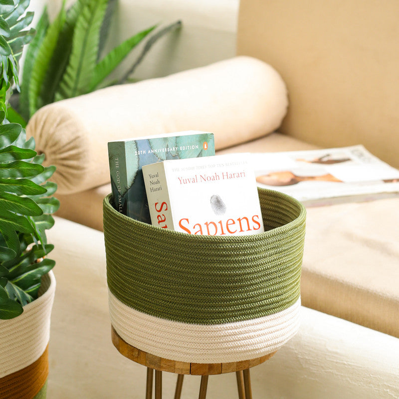 Umami Studio’s Nature’s Embrace Rope Basket & Planter Cover
