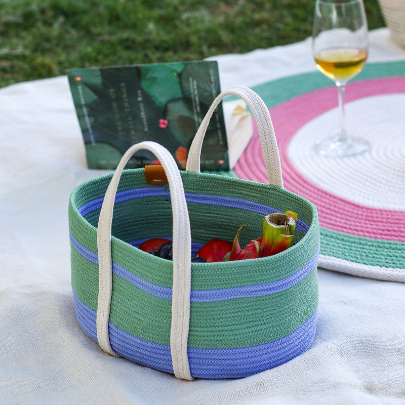 Umami Studio’s Tranquil Bloom Rope Basket