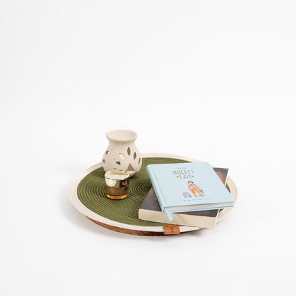 Olive Whisper Dual-Tone Mats (Set of 2)