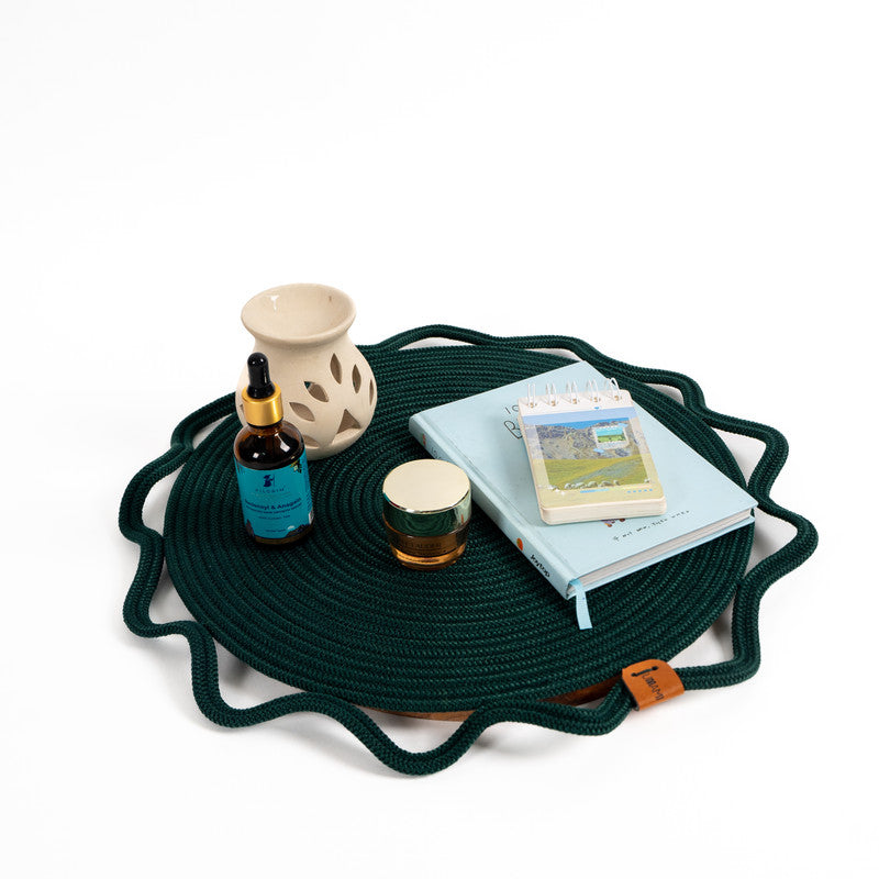 Verdant Grace Designer Rope Mats (Set of 2)