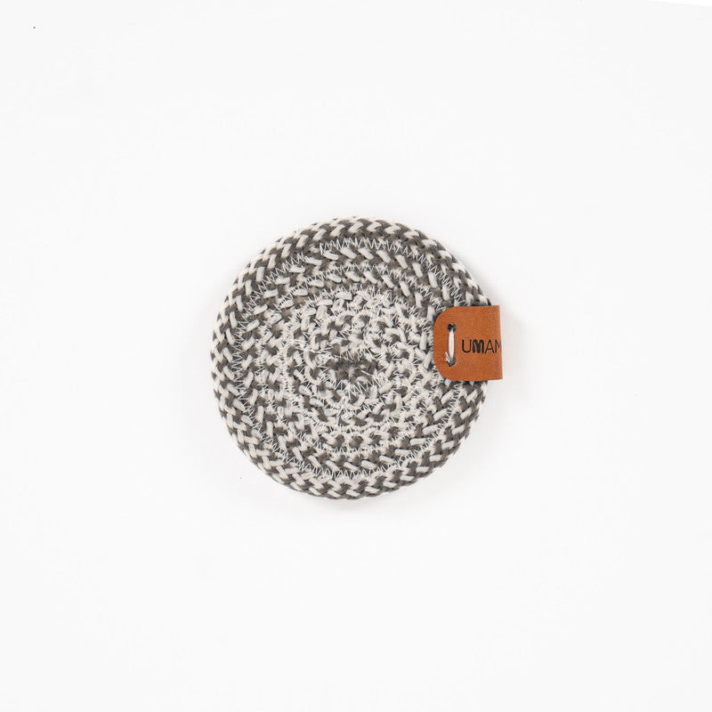 Silverstone Charm Grey Rope Coasters (Set of 6)