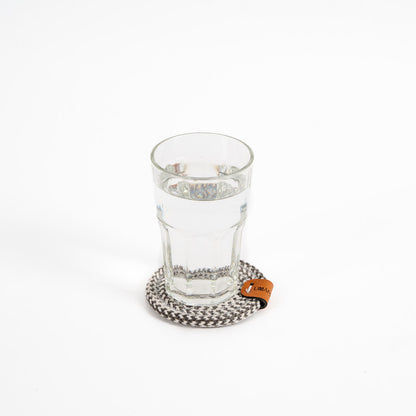 Silverstone Charm Grey Rope Coasters (Set of 6)