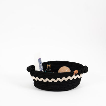 Midnight Lace Accent Storage Basket