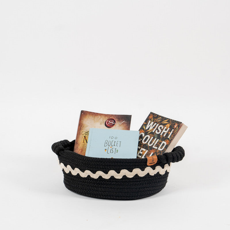 Midnight Lace Accent Storage Basket