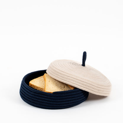 Persian Blue Serenity Bread Basket