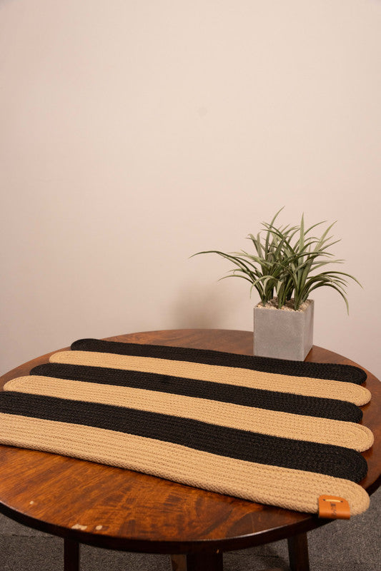 Umami Studio’s Striped Elegance Floor Mat