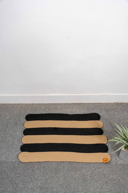 Umami Studio’s Striped Elegance Floor Mat