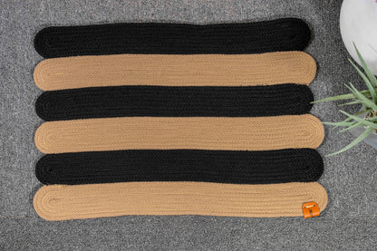 Umami Studio’s Striped Elegance Floor Mat
