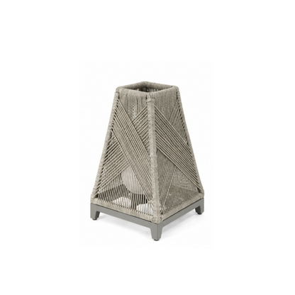 Angular Lantern Floor Lamp – Light Grey