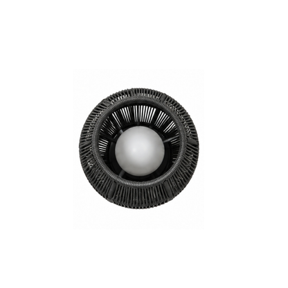 Rounded Sculptural Lamp – Dark Grey