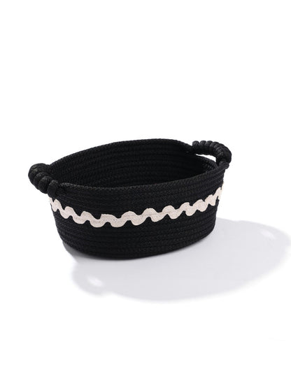 Midnight Lace Accent Storage Basket