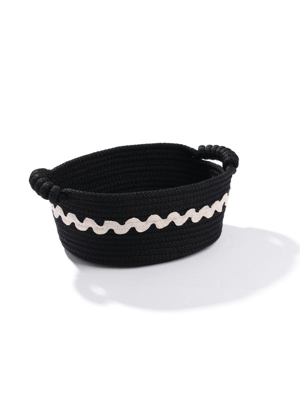 Midnight Lace Accent Storage Basket