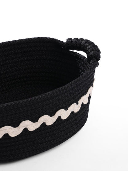 Midnight Lace Accent Storage Basket