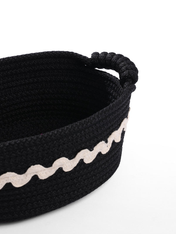 Midnight Lace Accent Storage Basket