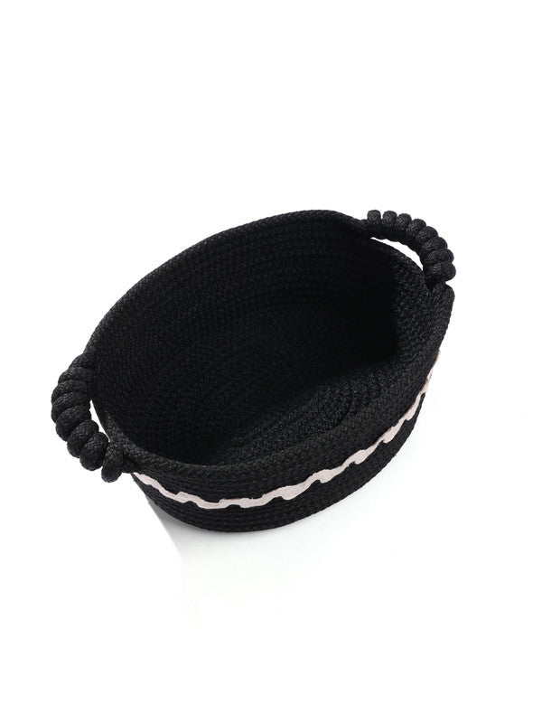 Midnight Lace Accent Storage Basket