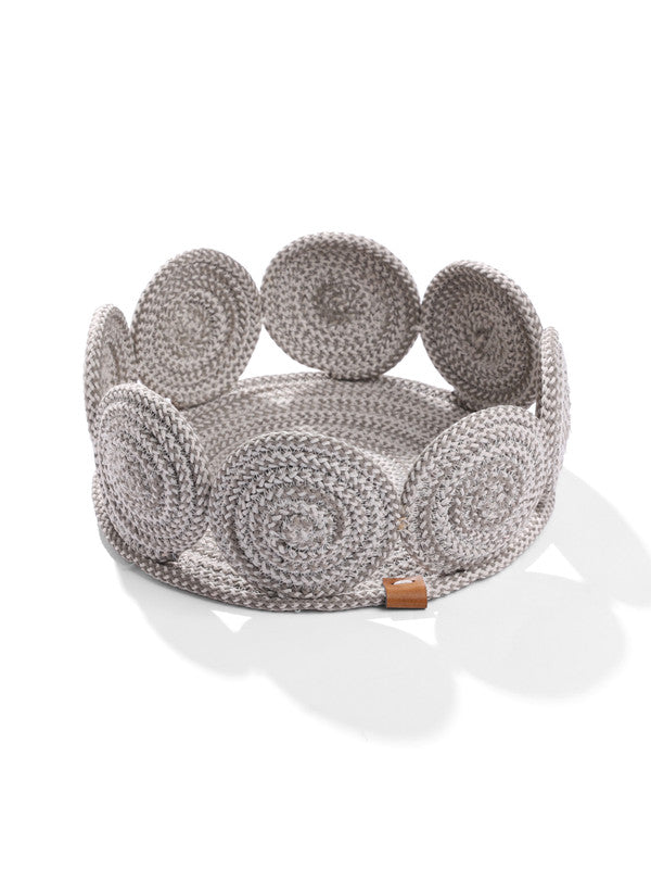 Frosted Grace Rope Fruit Basket
