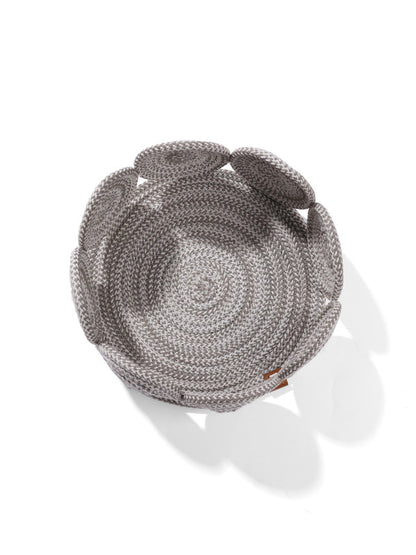 Frosted Grace Rope Fruit Basket