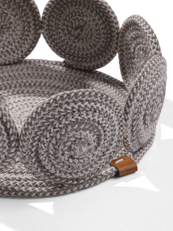 Frosted Grace Rope Fruit Basket