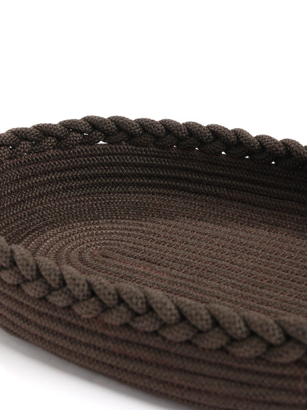 Compact Rustic Charm Brown Basket