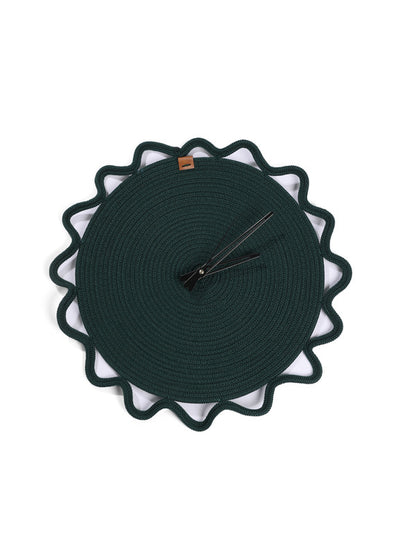  Verdant Elegance Mini Wall Clock