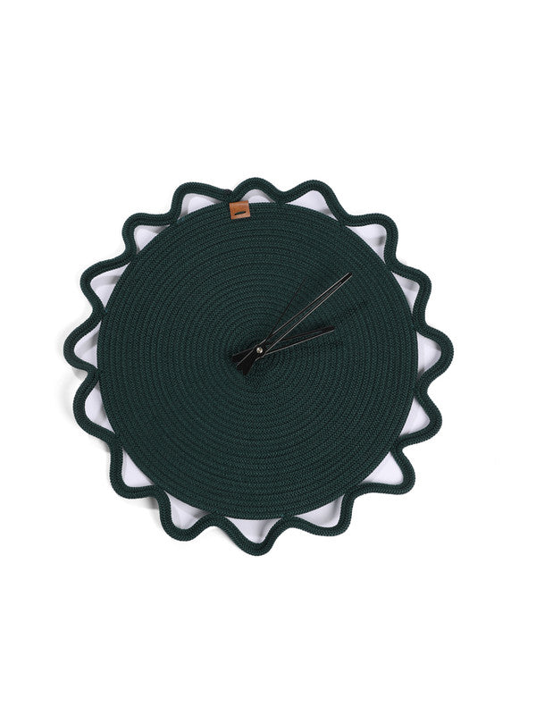  Verdant Elegance Mini Wall Clock