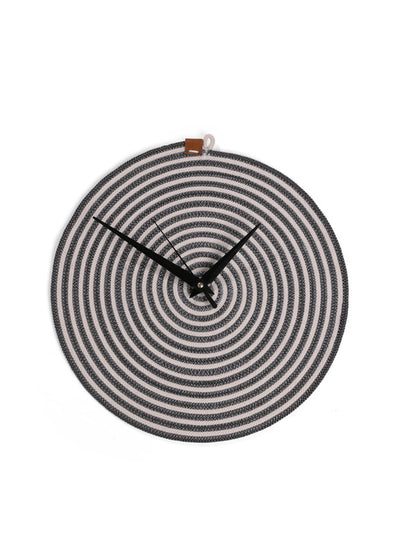  Whisper Grey Minimalist Clock
