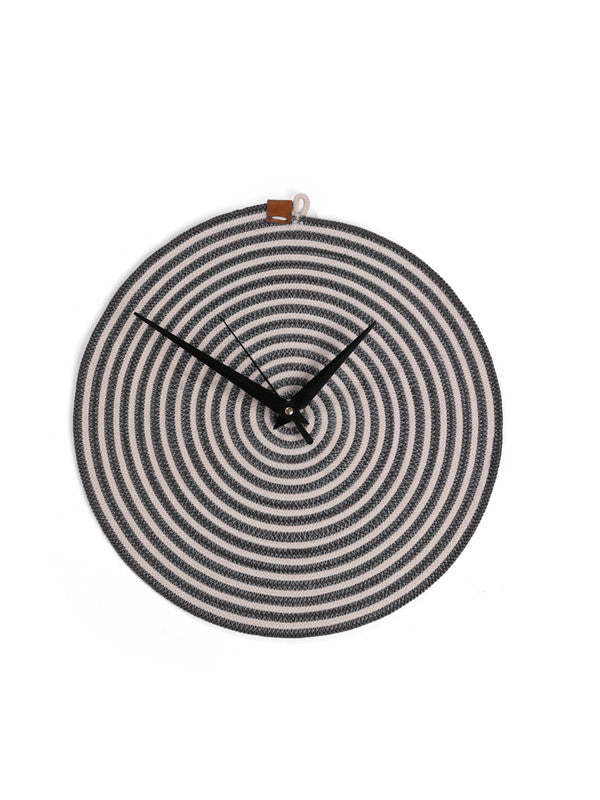  Whisper Grey Minimalist Clock