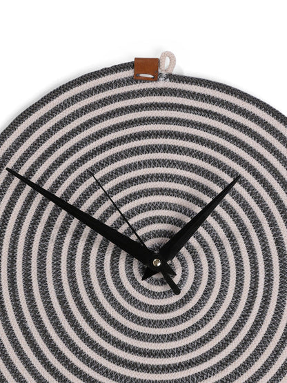  Whisper Grey Minimalist Clock