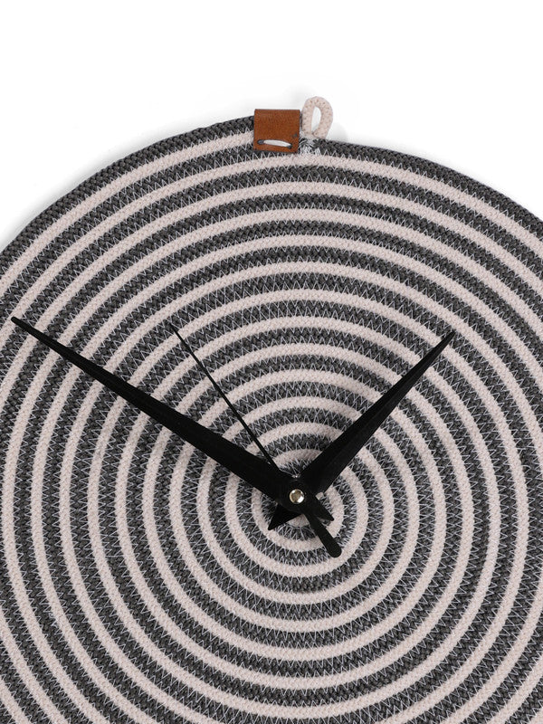  Whisper Grey Minimalist Clock