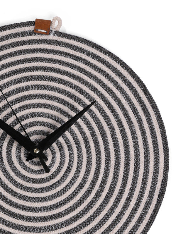  Whisper Grey Minimalist Clock