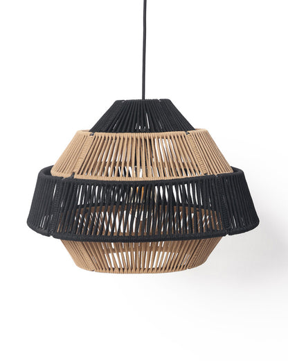 Umami Studio Noir Weave Dual-Layer Pendant Lamp