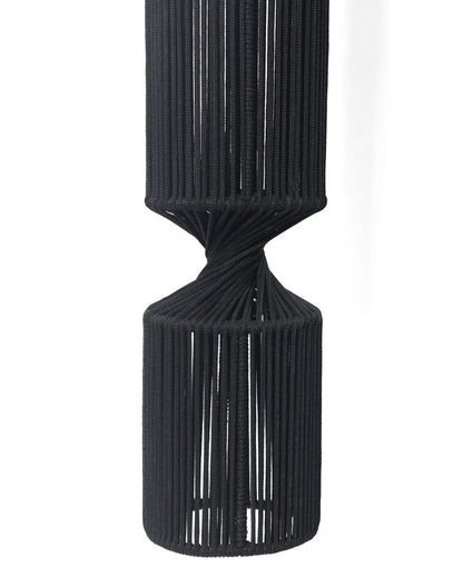 Umami Studio Obsidian Rope Cylinder Hanging Lamp