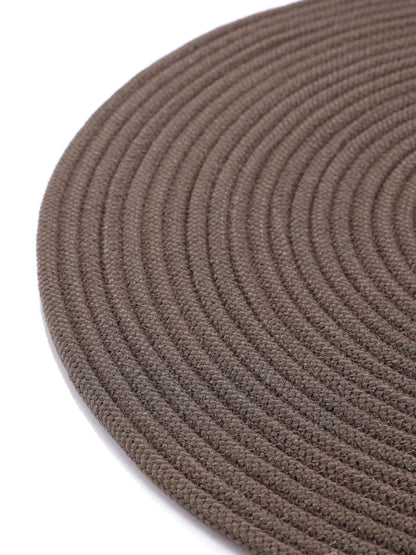 Earthy Elegance Brown Rope Mats (Set of 2)