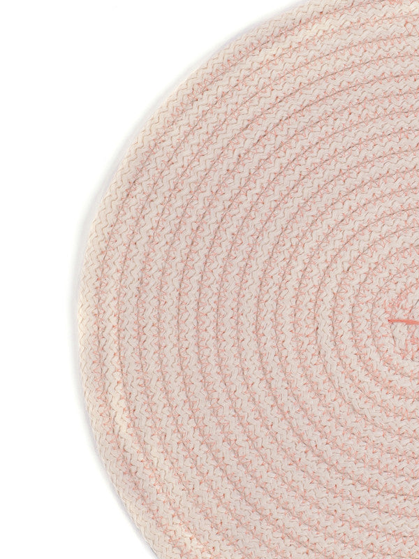 Blush Whisper Rope Accent Mat