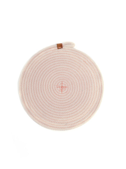Blush Whisper Rope Accent Mat