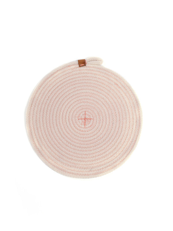 Blush Whisper Rope Accent Mat