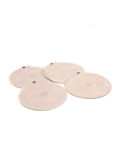 Blush Whisper Rope Accent Mat