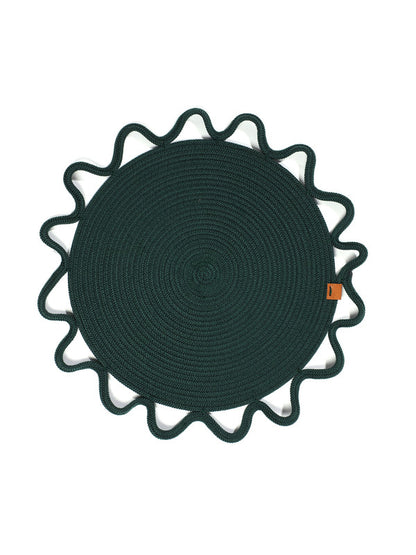 Verdant Grace Designer Rope Mats (Set of 2)