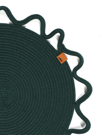 Verdant Grace Designer Rope Mats (Set of 2)