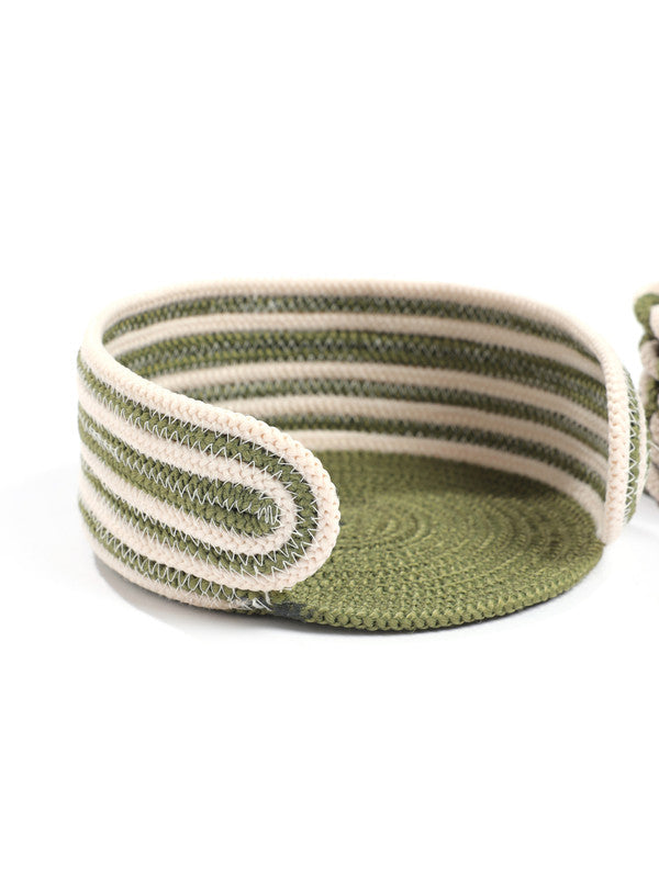 Olive Charm Rope Coasters (Set of 6)