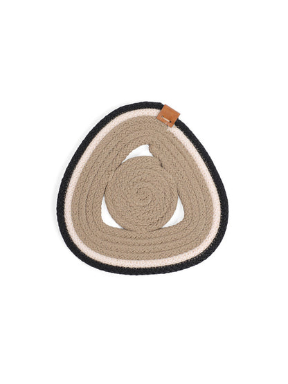 Monochrome Elegance Coaster Set (Set of 3) 