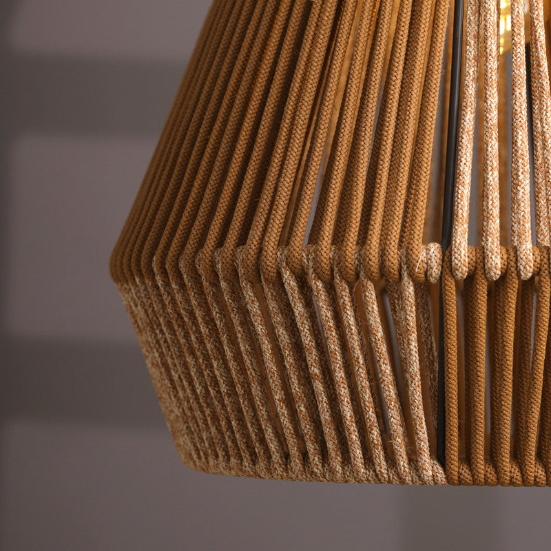 Terracotta Glow Golden Brown Pendant Lamp