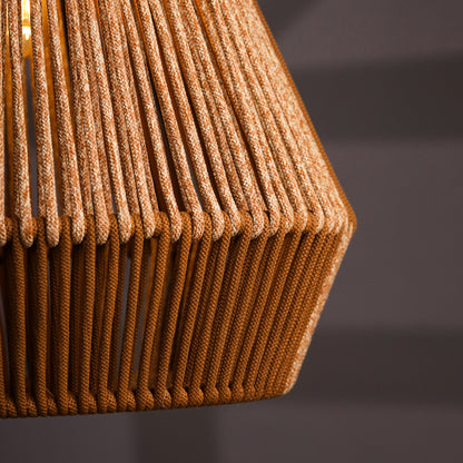 Terracotta Glow Golden Brown Pendant Lamp