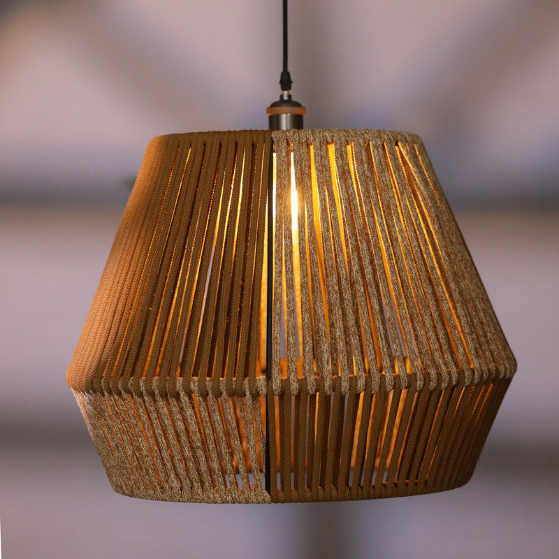 Terracotta Glow Golden Brown Pendant Lamp
